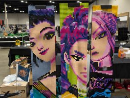 Huntrix Mosaics by Luna Myers