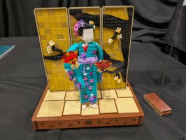 A Maiko of Gion Creations for Charity MOC by Meredith Najewicz @_pinkwheels_