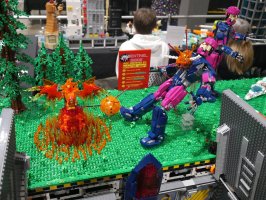 X-Mansion Sentinel Siege by Brixcelsior Big Kid Brix