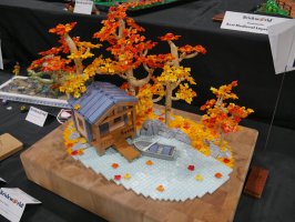 Autumn Cabin by Nannan Zhang