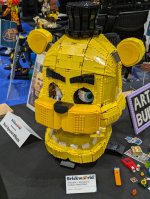 Wearable + Animatronic Fredbear Head (FNaF) by Arthur Algmin