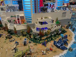 Halo Reach: Fall of New Alexandria by Ben, Peter, Tanner, Simon, Sam EclipseGrafx // BrickWarriors