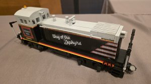Chicago Burlington & Quincy  9255 (Diesel-Electric SW7) by Brandon Koller
