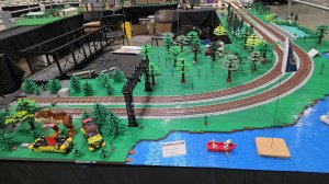 WisLUG Train Layout by Andrew Beckett WisLUG members