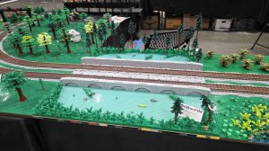 WisLUG Train Layout by Andrew Beckett WisLUG members