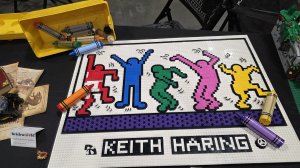 Haring Coloring Sheet by Tamara Kramer