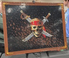 Skull and Cross Swords by Melissa Boverhof