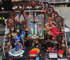 Fight of Frost and Flame by David Duperre Kooky Bricks