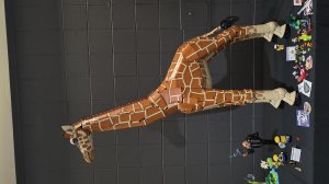 Giraffe - Side View by Roldan Grace